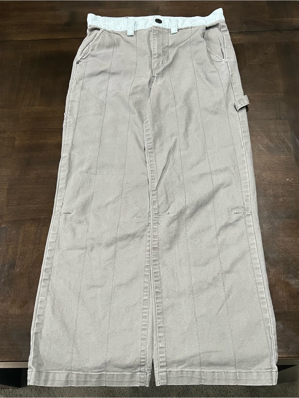 Caterpillar Reclaimed Men's Canvas Work Pants Gray Size 30 Construction